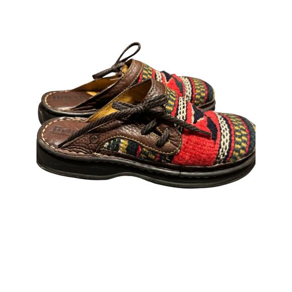 Born Slip Ons Multicolored and Leather Size 8 - Picture 5 of 11